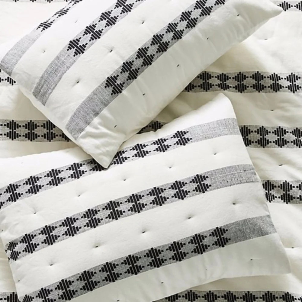 Anthropologie Woven Cristobel Pillow Sham